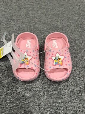 Pink Bluey Kids Slip-On Sandals